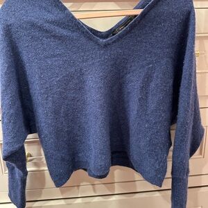 BCBGMaxAzria Deep Blue V-Neck Sweater